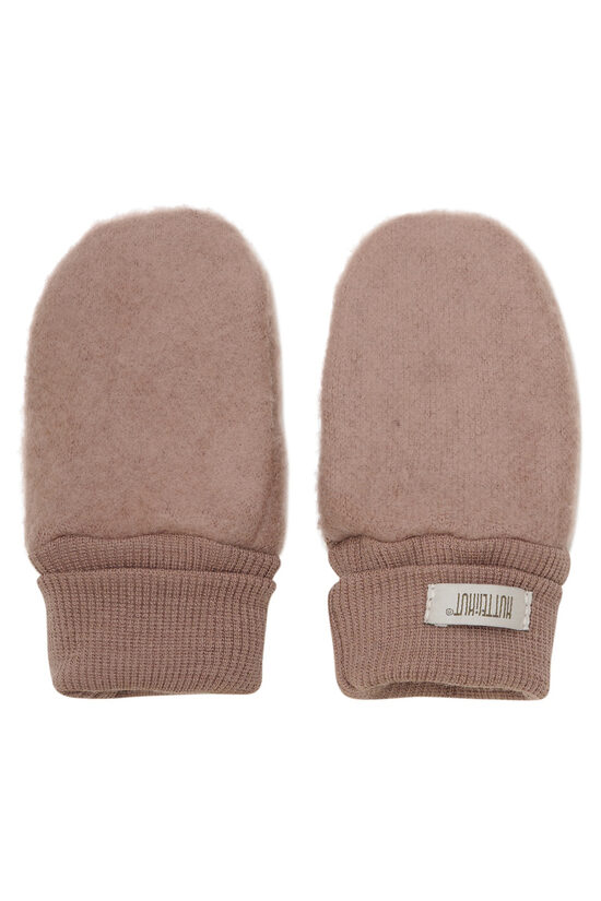 Mittens Wool Fleece 2-layer - HUTTEliHUT - Burlwood