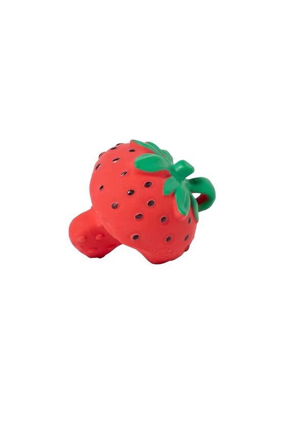 Sweetie the Strawberry Mini Baby Teether - Oli Carol
