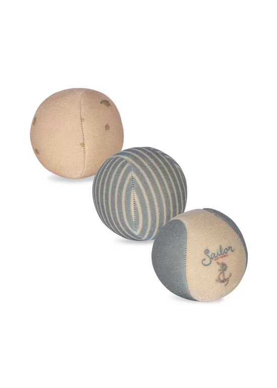 3-Pack Neoprene Beach Balls - Lemon | Konges Slojd KS102453