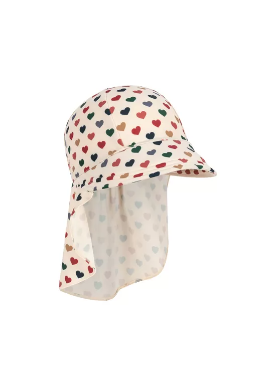Sun Hat Manuca Frill - Bon Coeur Coloré | Konges Sløjd KS102512