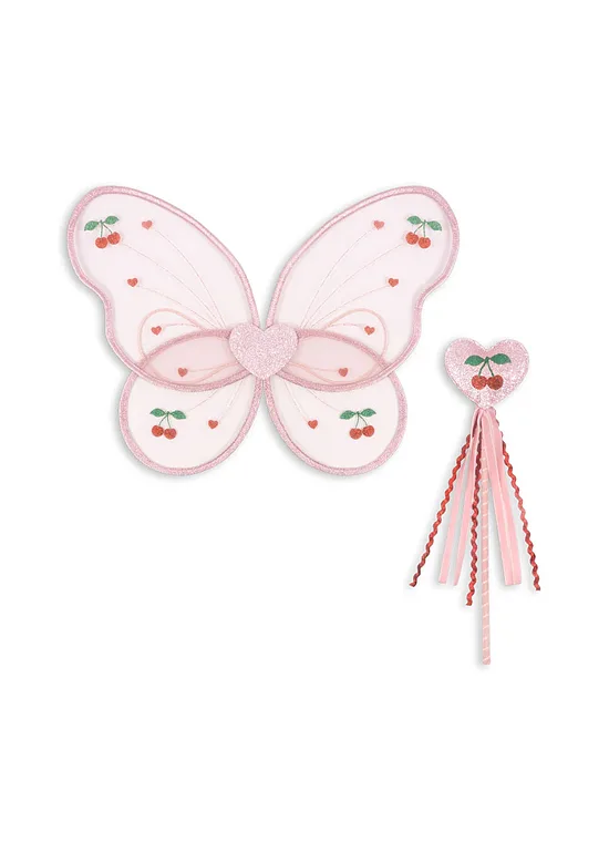 Fairy Mellow Rose Costume with Wings and Wand - Mellow Rose | Konges Slojd KS102770