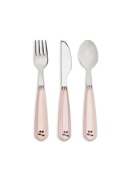 Kids Cutlery Set - Cherry Blush | Konges Slojd KS104901