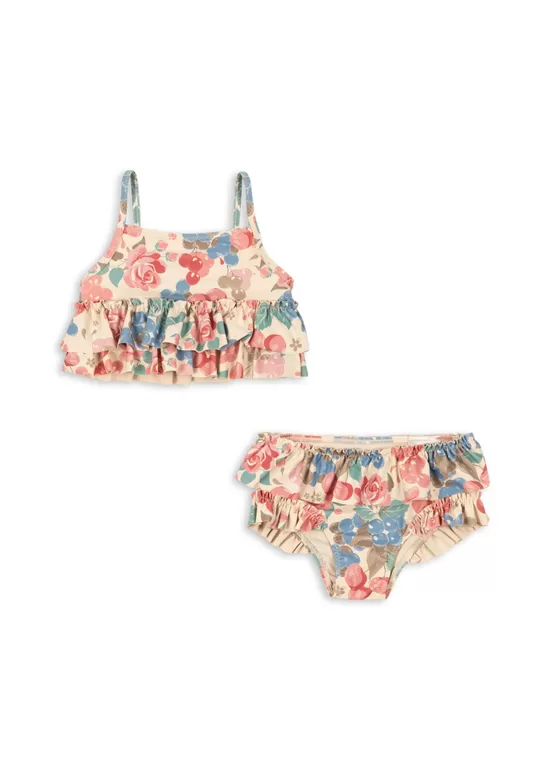 Meiteņu Peldkostīms Manuca Frill Bikini - Bloomie Grape | Konges Slojd KS104985