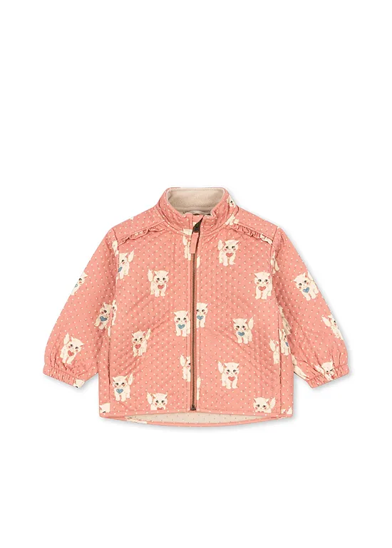 Kids Thermo Frill Jacket - Ciao Miao Rose | Konges Slojd KS105776
