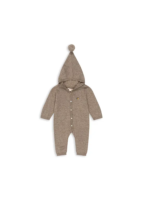 Mattou Knit Onesie - Konges Slojd - Light Brown KS106151