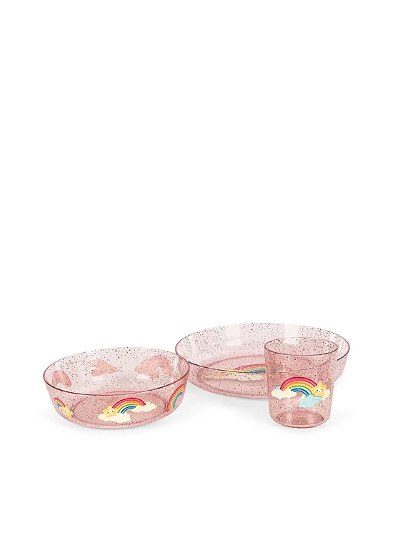 Sparkly Dinner Set - Konges Slojd - Rainbow KS106243