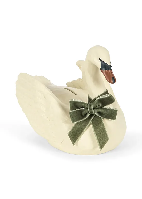 Swan With Bow Money Bank - Konges Slojd - Swan KS106275
