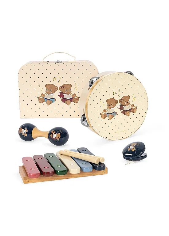 Koka Mūzikas Instrumentu Komplekts Koferītī Teddy Bear | Konges Sløjd KS107371