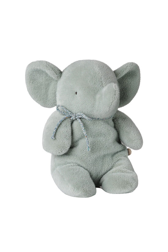 Plush Elephant Medium, Medium - Soft Mint | Maileg 16-6994-01