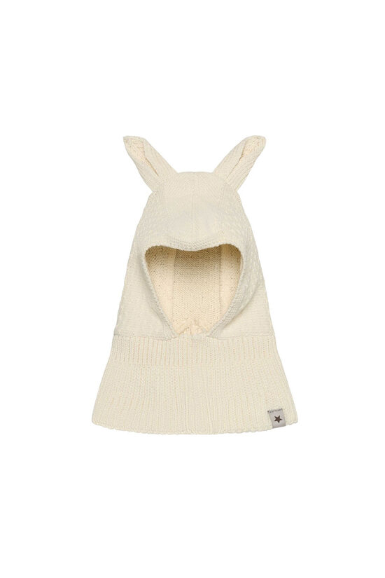 Adīta Balaklava Ar Austiņām - Antique White | HUTTEliHUT 460431
