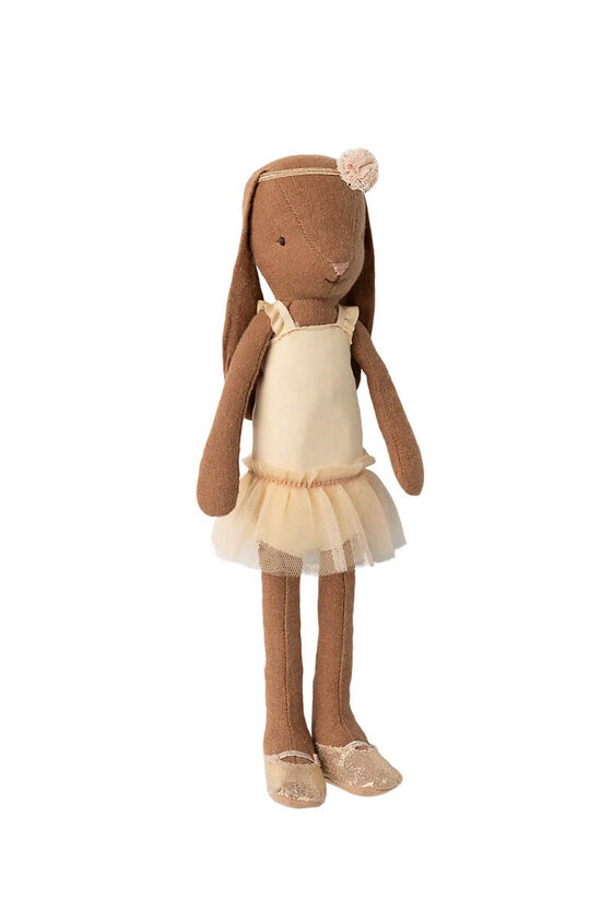 Trusis, Size 2 - Chocolate brown - Ballet suit and skirt cream | Maileg