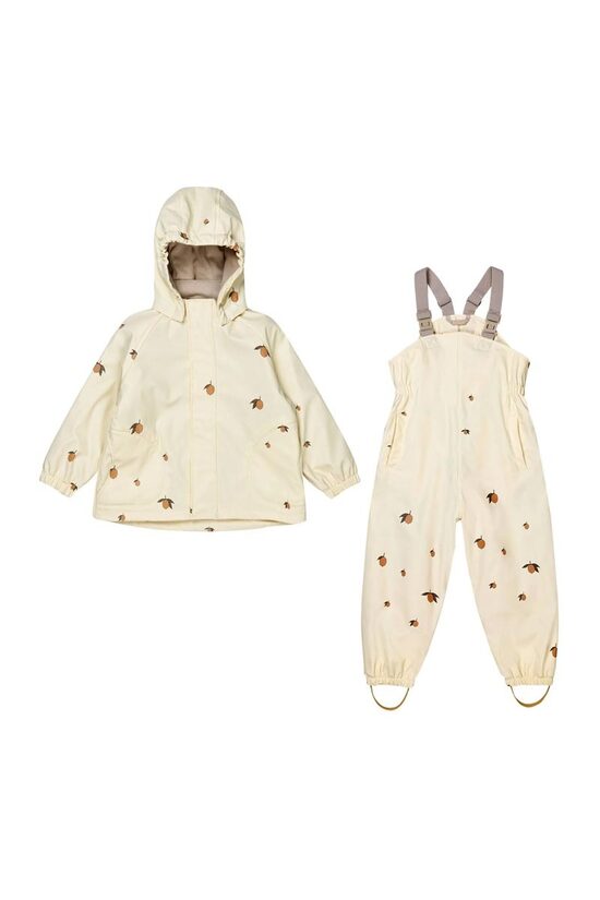 Rainy Palme Rain Set - Lemon | Konges Slojd