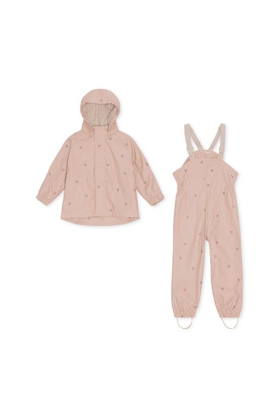Rainy Palme Rain Set - Cherry | Konges Slojd