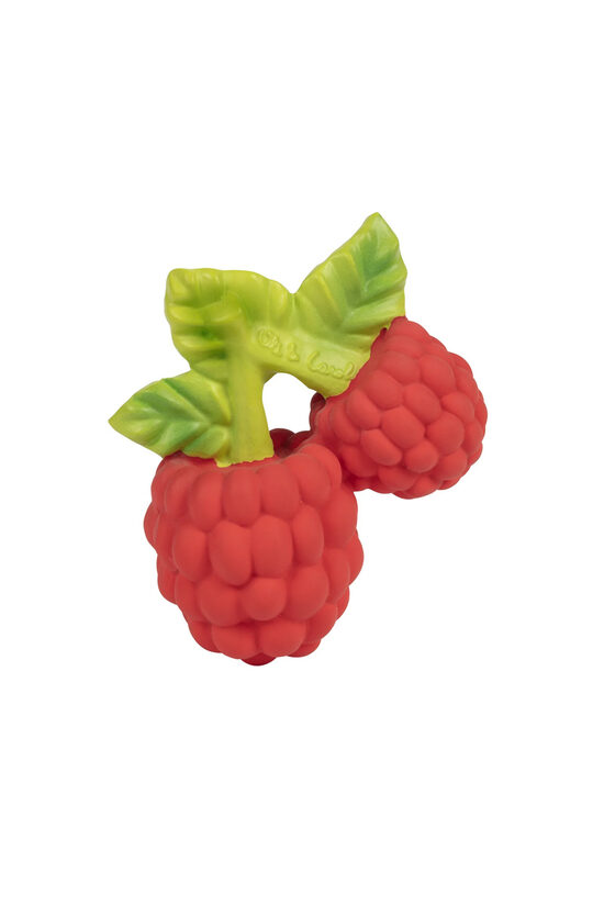 Valery the Raspberry - Natural Rubber Baby Teether & Bath Toy | Oli Carol