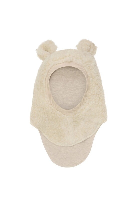 Vilnas Balaklava Teddy Ar Lāča Ausīm - Cement | HUTTEliHUT