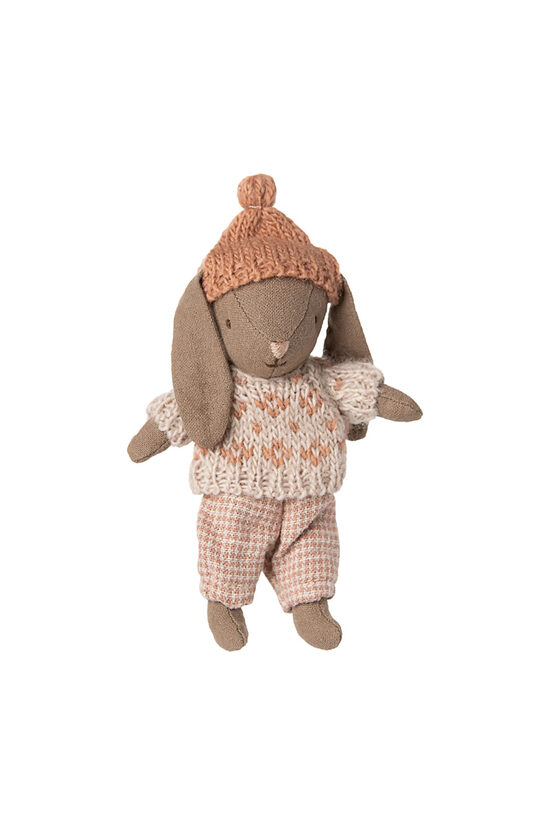 Winter Bunny, Micro, Brown - Rose | Maileg