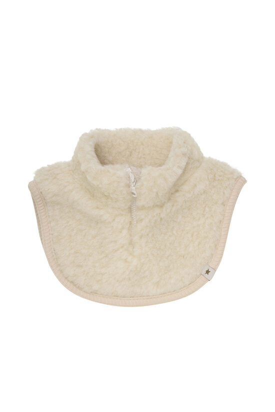 Wool Teddy Neck Warmer - Cement | HUTTEliHUT 