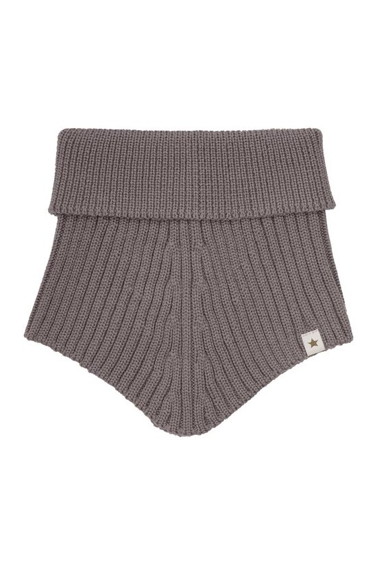 HUTTEliHUT - Neck Warmer Wool Knit - Brown Melange