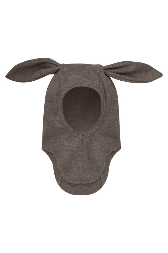 Vilnas Balaklava RIB Ar Zaķa Ausīm - HUTTEliHUT - Brown Melange