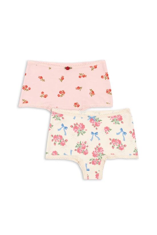 Meiteņu hipsteru apakšveļas komplekts - 2 gab. Bella Rosita / Rosa Pink - Konges Slojd