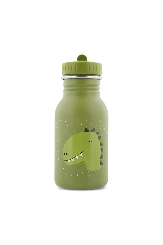 Kids Water Bottle 350ml - Mr. Dino, Stainless Steel - Trixie