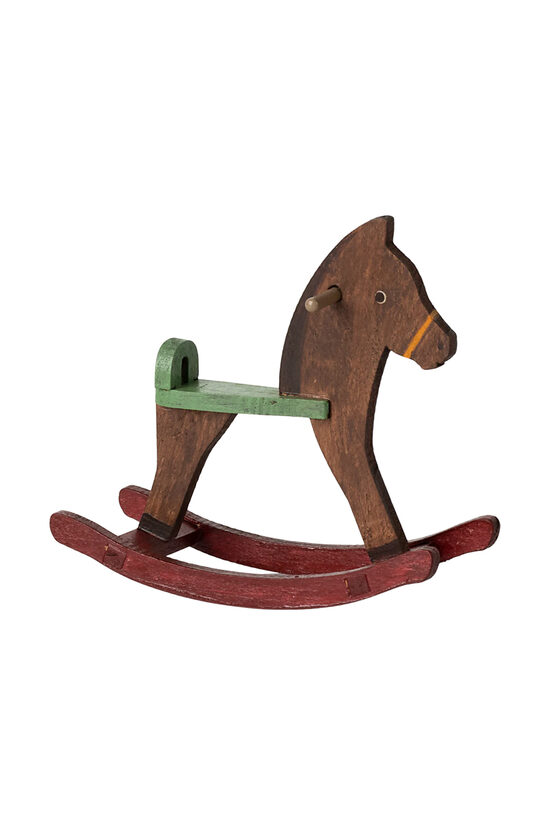 Rocking Horse, Mouse - Dark Brown | Maileg 11-5001-00