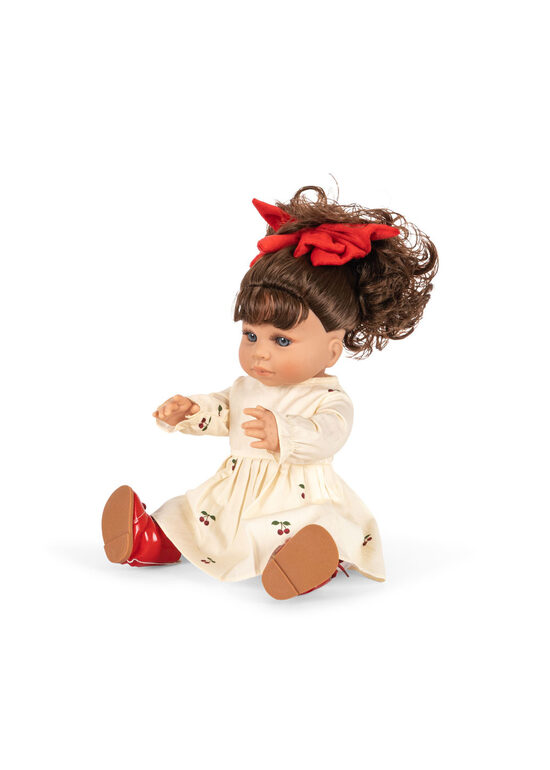 Odette the Doll in Cherry Dress - Multi | Konges Slojd