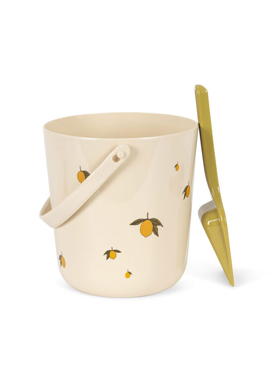 Beach Bucket and Shovel Set - Lemon | Konges Slojd KS104682