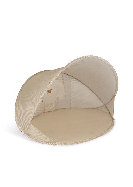 Kids Pop-Up Beach Tent with UV Protection UPF 50+ - Tea Stripe | Konges Slojd KS104683