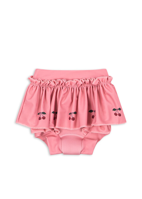 Mazuļu Peldbikses Ar Volāniem - Bobbi Frill Mahogany Rose | Konges Slojd KS104702