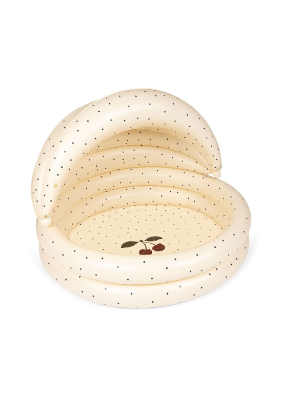 Kids Inflatable Pool with Canopy - Navy Dots | Konges Slojd KS105042