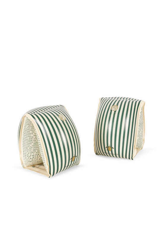 Kids Water Wings Basic - Green Stripe | Konges Slojd KS105133