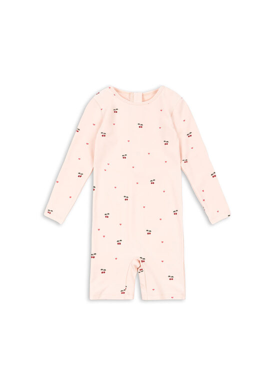 Bērnu Peldkostīms-Kombinezons - Merle Cherry Coeur Rose | Konges Slojd KS105474
