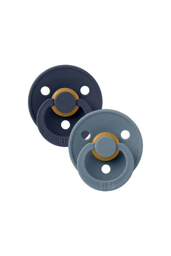 BIBS Colour Round - Deep Space / Petrol (2 pcs)