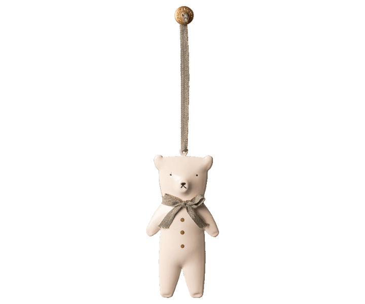 Ziemassvētku rotājums - Maileg - Metal ornament, Teddy bear