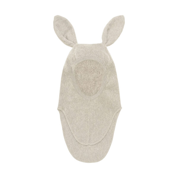 Balaclava Ears Cotton Fleece - Huttelihut - Camel Melange