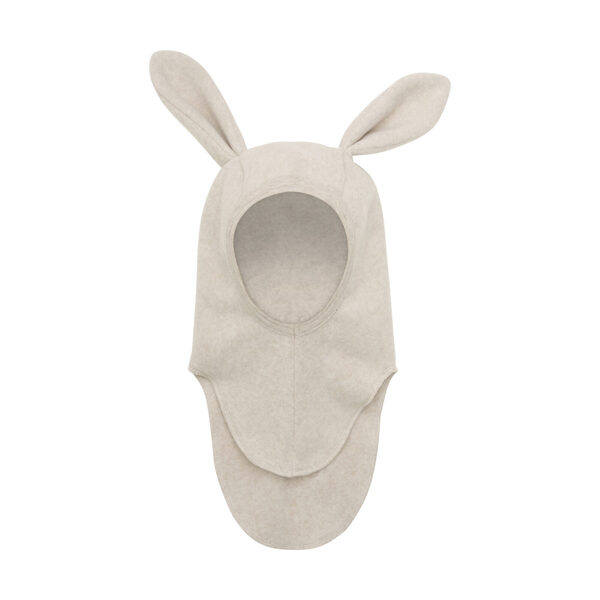 HUTTEliHUT - Balaclava Ears Cotton Fleece Camel Melange | 460265-2044