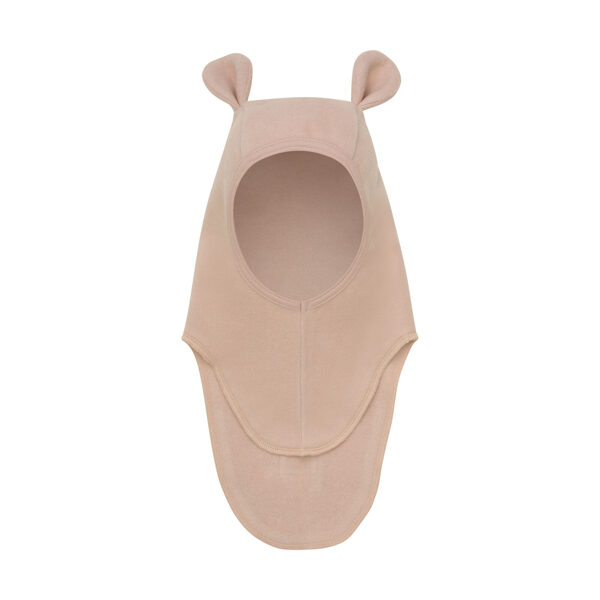 HUTTEliHUT - Balaclava Ears Cotton Fleece Mahagony Rose | 460266-5510