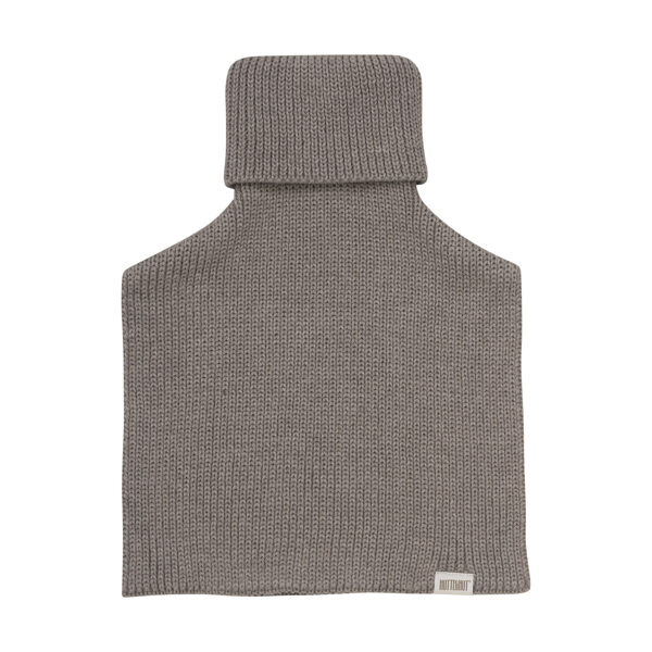 Neck Warmer Wool Knit - HUTTEliHUT - Brown Melange