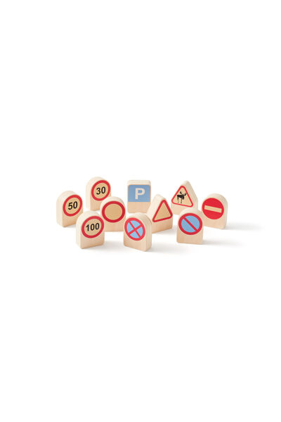 Ceļa zīmes - Kids concept - Traffic signs 10pcs AIDEN