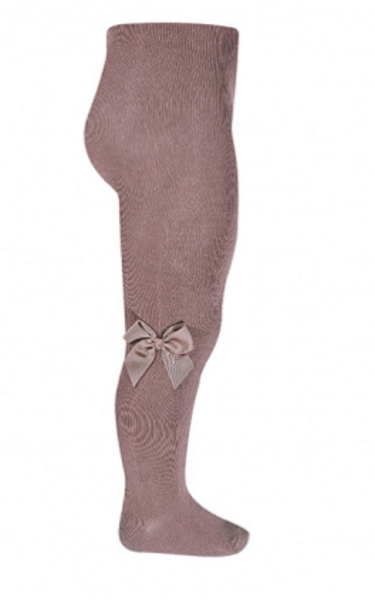 Condor Tights With Side Grossgran Bow Praline
