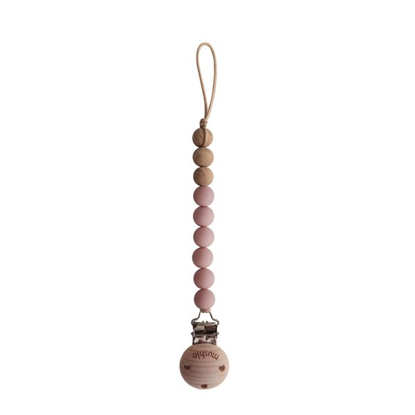Mushie Pacifier Clips Eva Powder