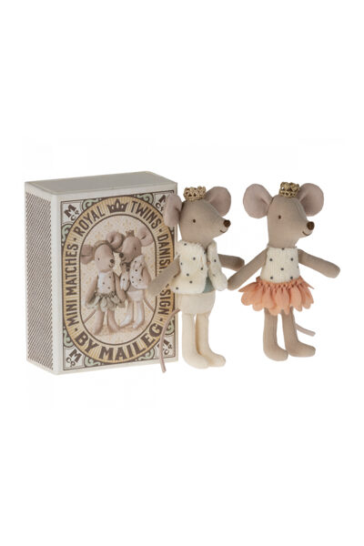 Karaliskie dvīņi sērkociņu kastītē - Maileg