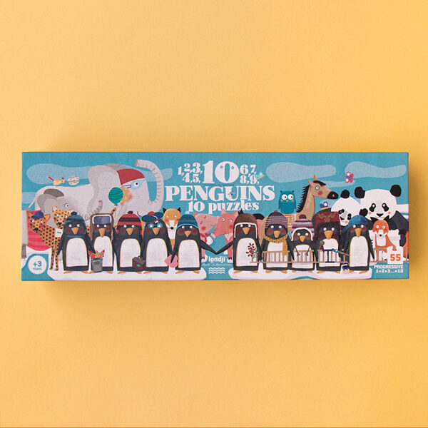 Puzle - Londji - 10 penguins puzzle
