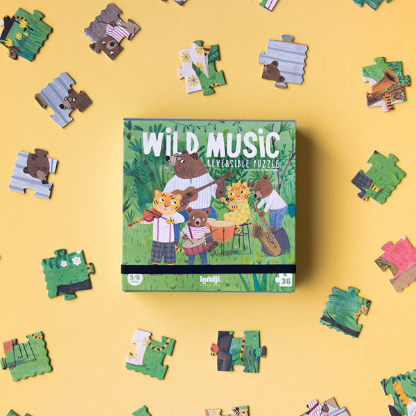 Puzle - Londji - WILD MUSIC POCKET PUZZLE