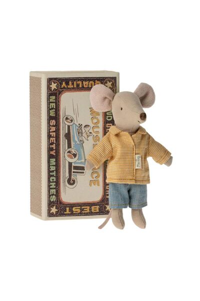 Maileg - BIG BROTHER MOUSE IN MATCHBOX
