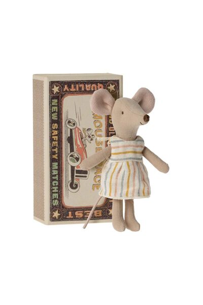 Maileg - BIG SISTER MOUSE IN MATCHBOX