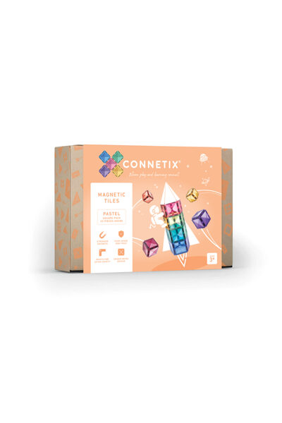 Conntix - 40 Piece Pastel Square Pack