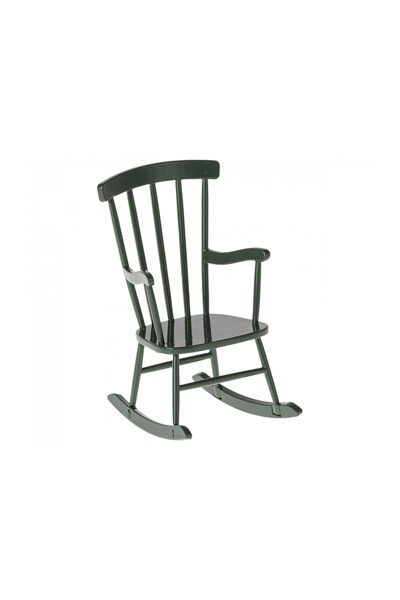 Rocking chair, Mouse - Dark green - Maileg