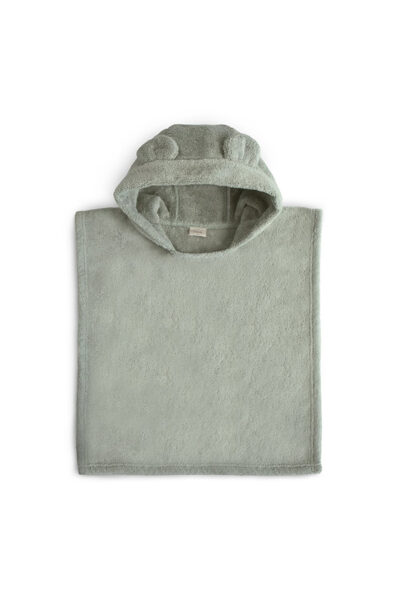 Mushie Poncho Towel - Bear Moss